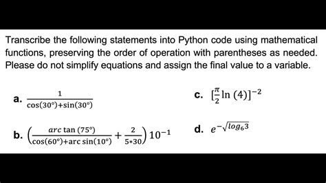 Insights Author. . Convert math formula to python code online